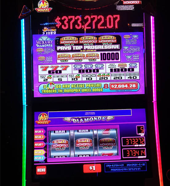 $373,000 Progressive Jackpot Won