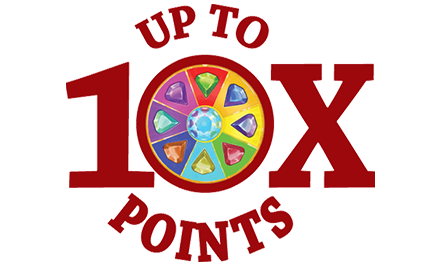 Up to 10X Points