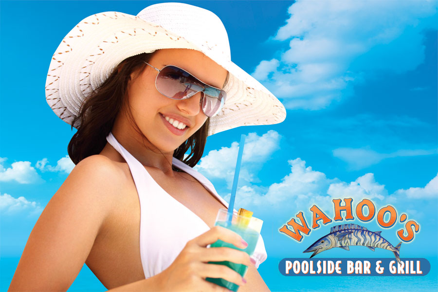 Open Daily Wahoo’s Poolside Bar & Grill