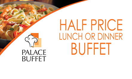 Half Price Lunch or Dinner Buffet