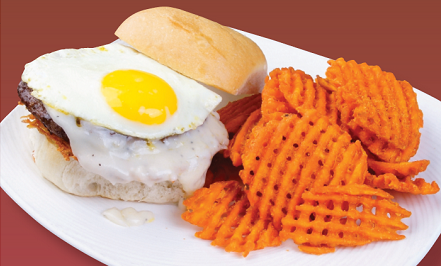 Stacked Grill Palace Resort Biloxi Ms December Special Breakfast Burger