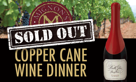 Copper Cane Wine Dinner