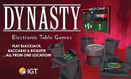 Dynasty Multi-Game Electronic Table Games