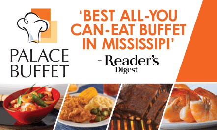 Named Best Buffet in Mississippi By Readers’ Digest
