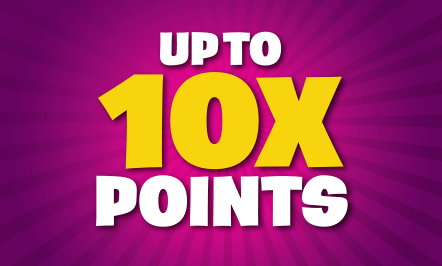 Up to 10X Points
