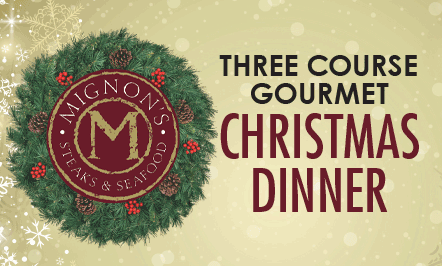 Three Course Gourmet Holiday Dinner