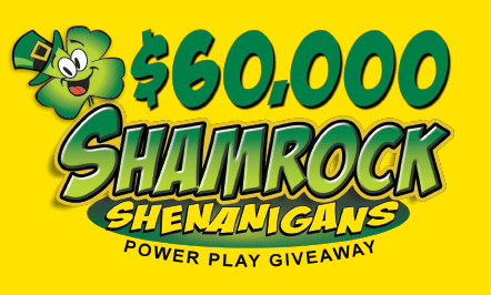 $60,000 Shamrock Shenanigans Power Play Giveaway