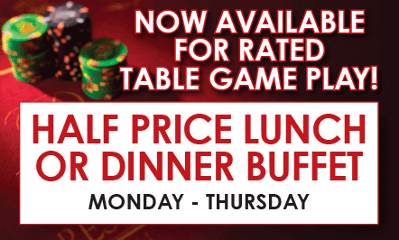 Half Price Lunch or Dinner Buffet