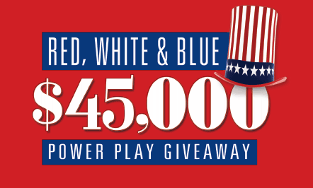 $45,000 Red, White & Blue