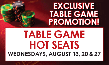 Table Game Hot Seats