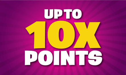 Up to 10X Points